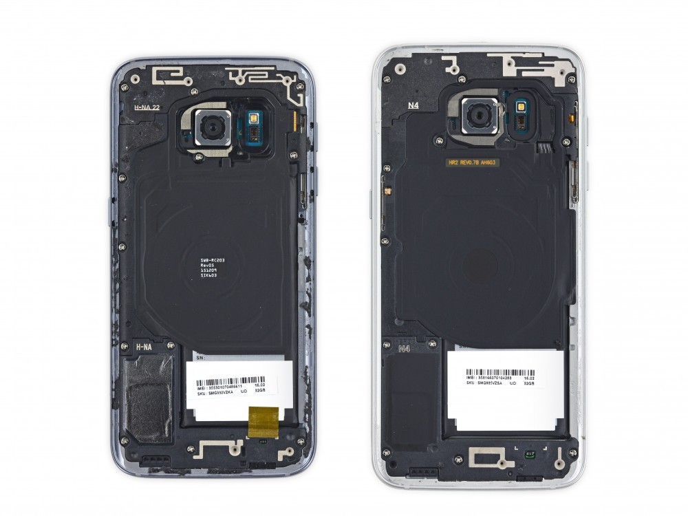 Galaxy S7 Edge'de, parçalandı
