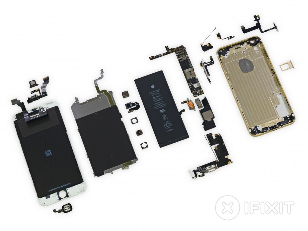 ﻿iFixit, ﻿iPhone 6 Plus'u da affetmedi