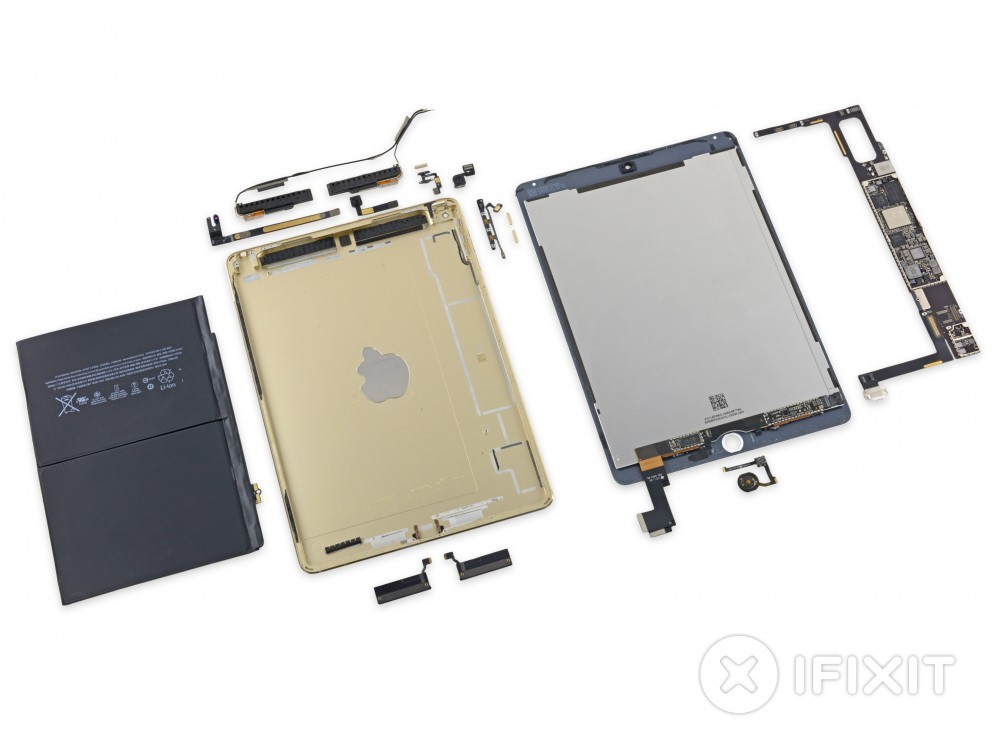 iPad Air 2 parçalarına ayrıldı