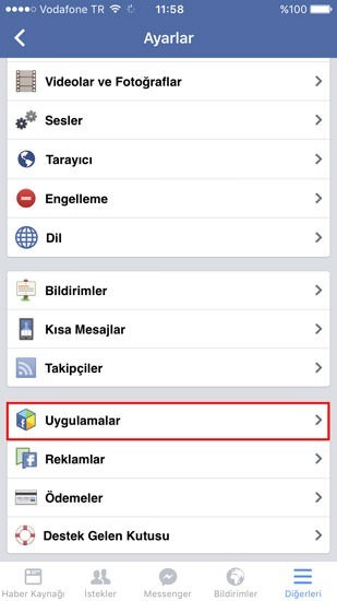 Facebook uygulamasında oyun davetleri nasıl engelleniyor?