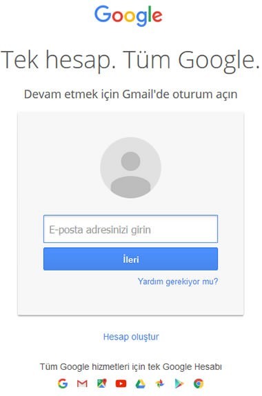 Gmail'de yeni hesap nasıl açılır?