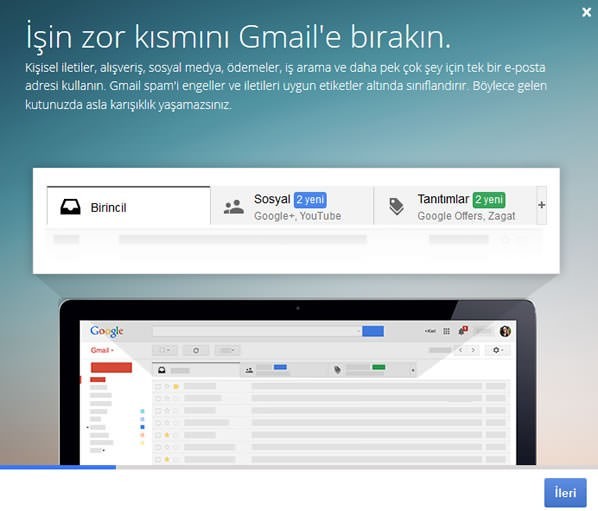 Gmail'de yeni hesap nasıl açılır?