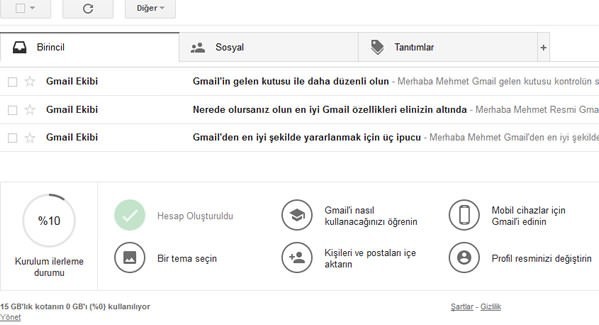 Gmail'de yeni hesap nasıl açılır?