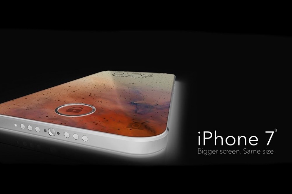 Çerçevesi olmayan, iPhone 7 konsepti