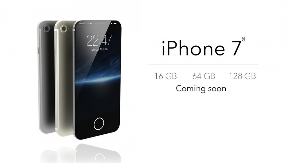 Çerçevesi olmayan, iPhone 7 konsepti
