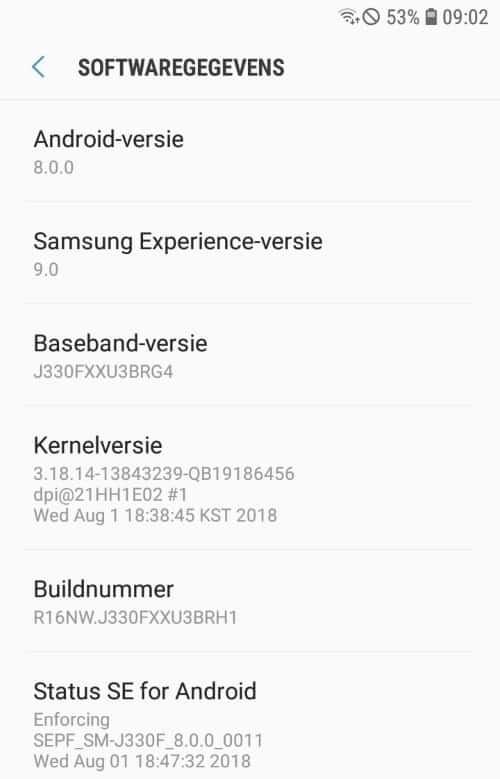 samsung galaxy j3 2017 published on android 8 0 oreo update
