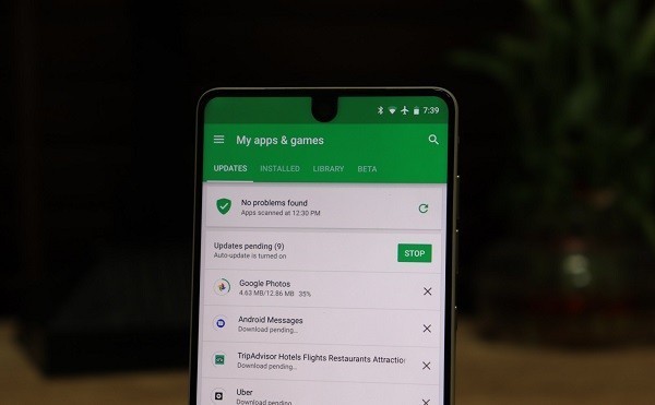 google play store indirme bekleniyor